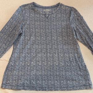 Ruff Hewn Blue Patterned Sweatshirt 1X